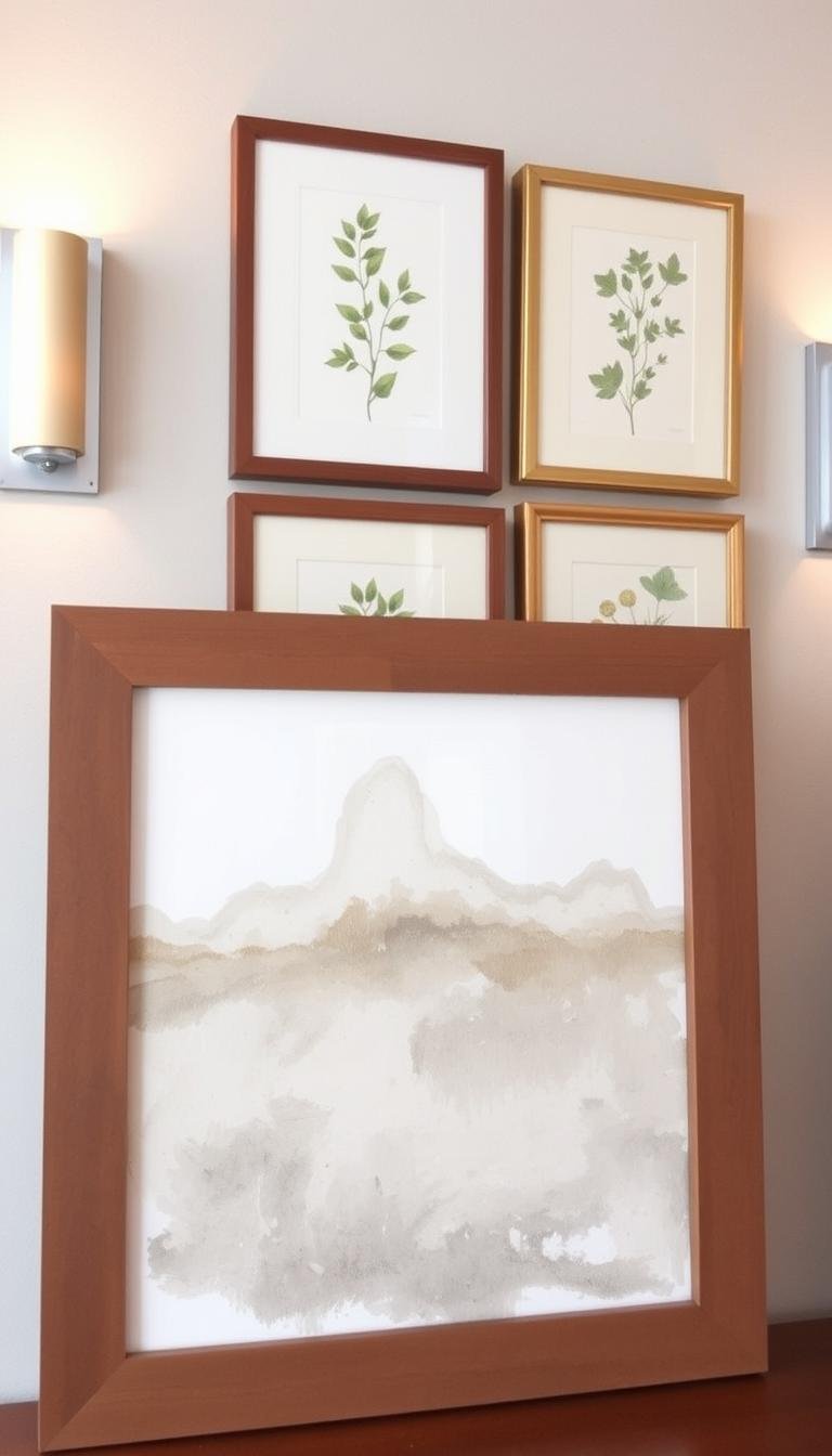 diy wall art small apartment budget