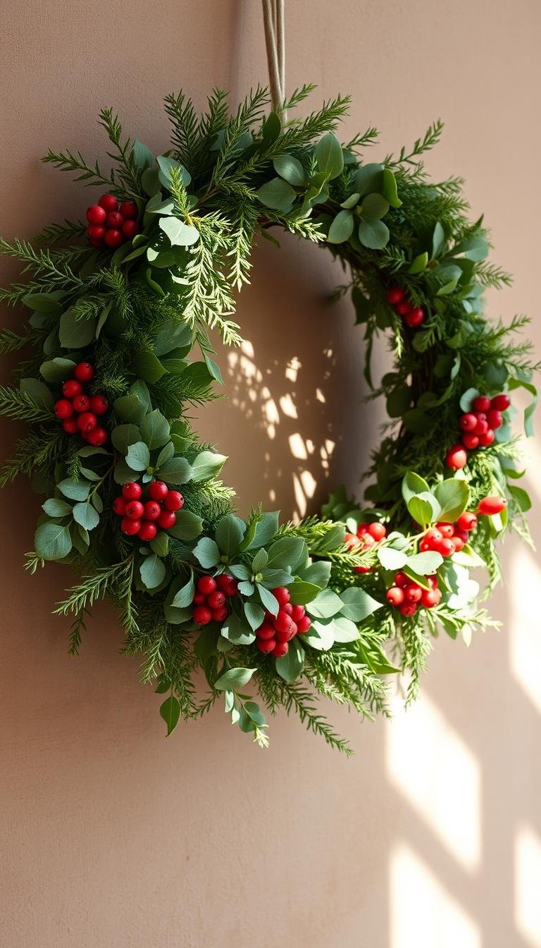 How Can I Craft Seasonal Wreaths Using Foraged Materials?