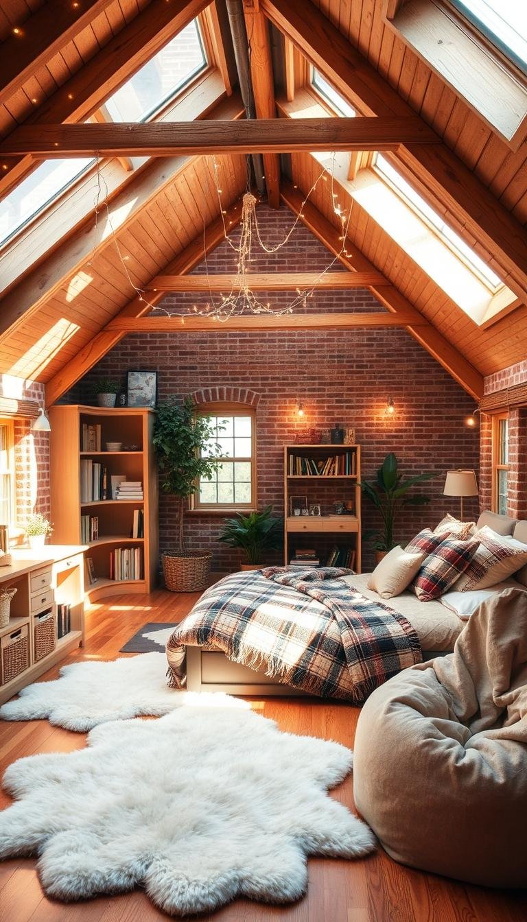 How do I turn my attic into a cozy sleepover loft for kids?