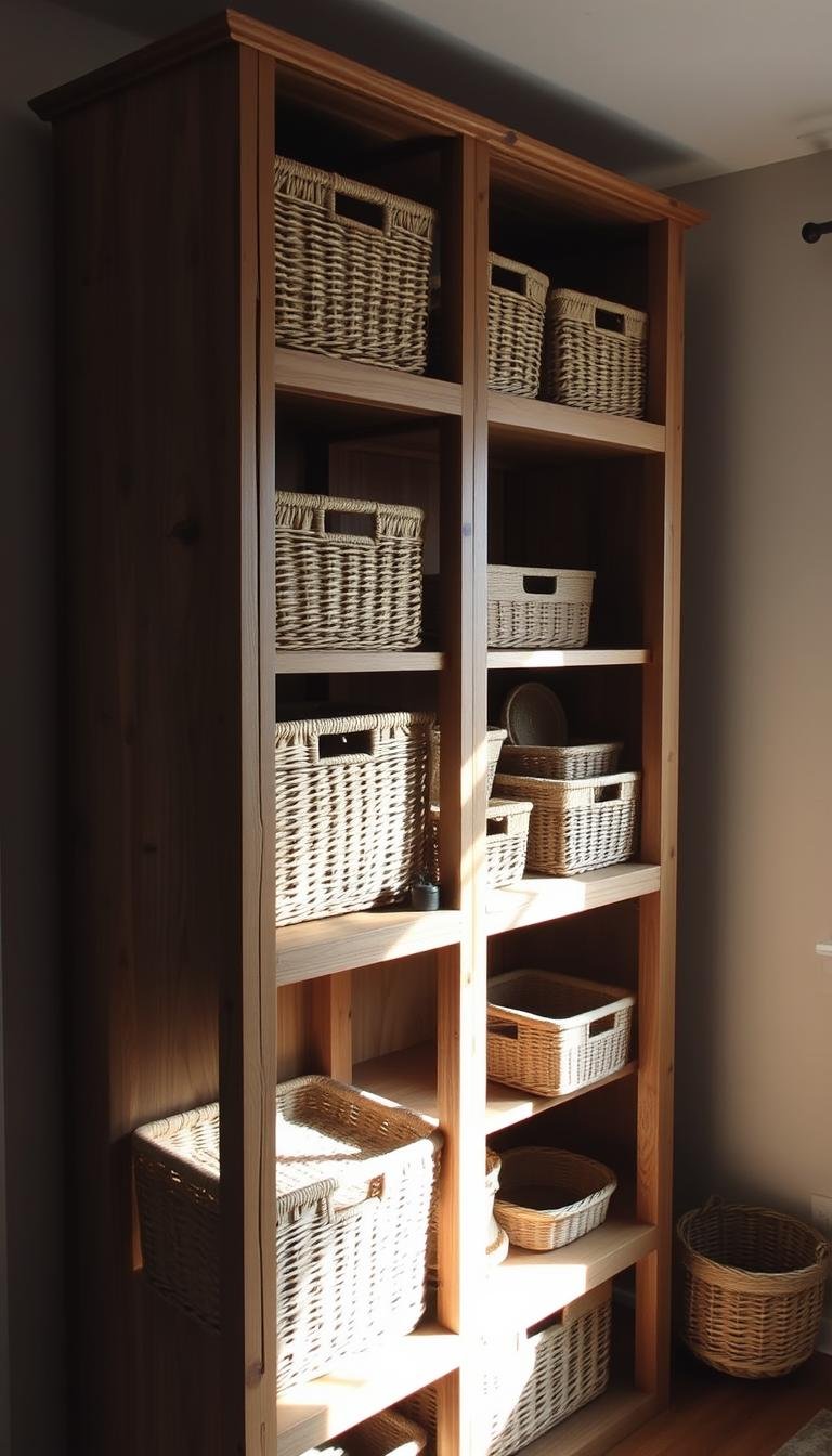 What Are the Creative Ways to Use Baskets for Hidden Storage?