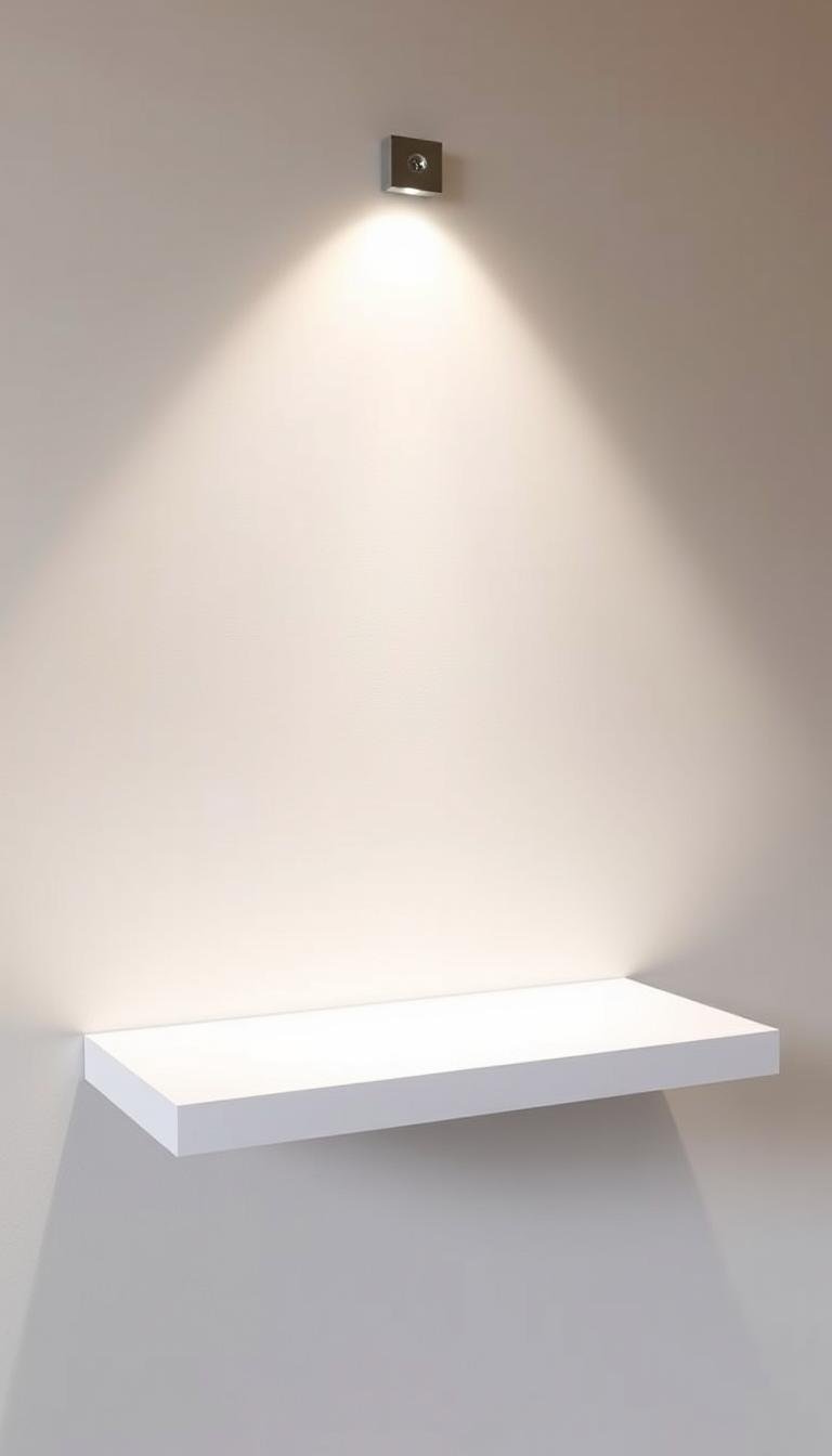 What’s the trick to hanging shelves that look floating but hold 50 lbs?