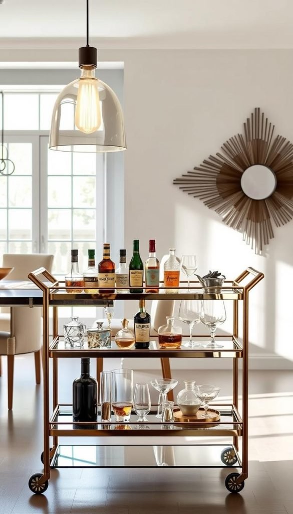bar cart styling