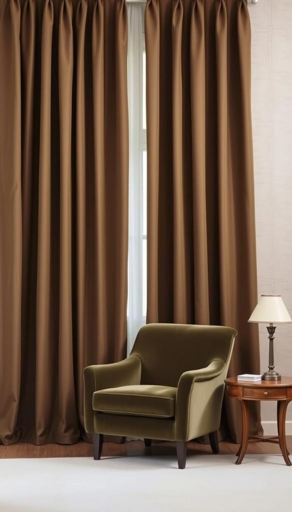 color strategy for curtains