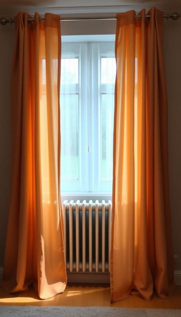 curtains radiators efficiency