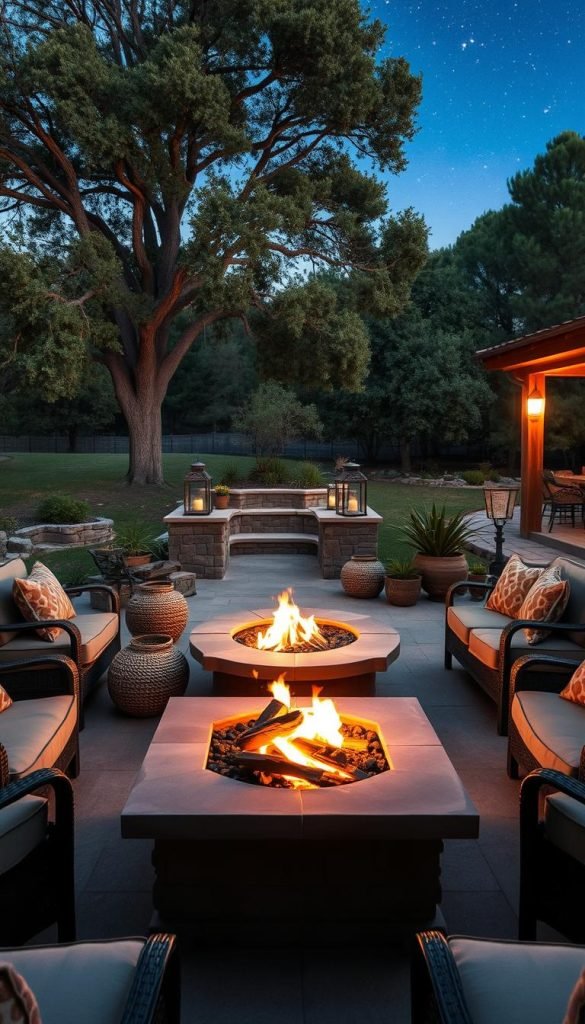 fire pit area