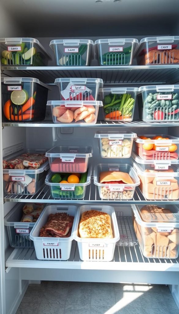 freezer organization baskets freezer organization baskets