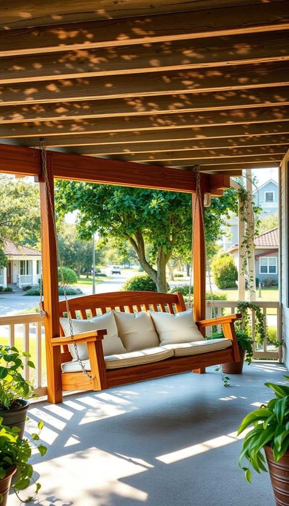 front porch swing