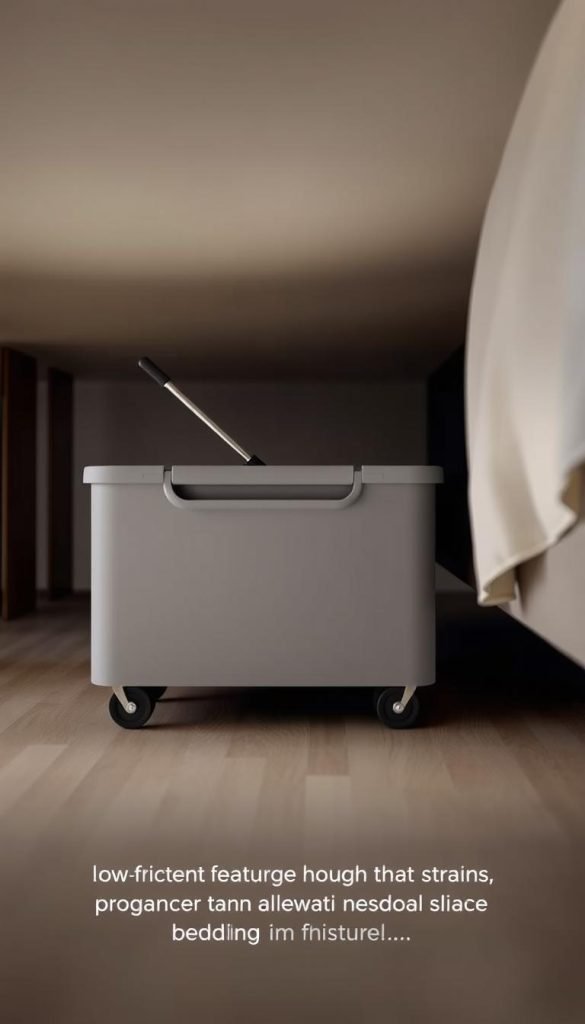 handles wheels low-friction bottoms