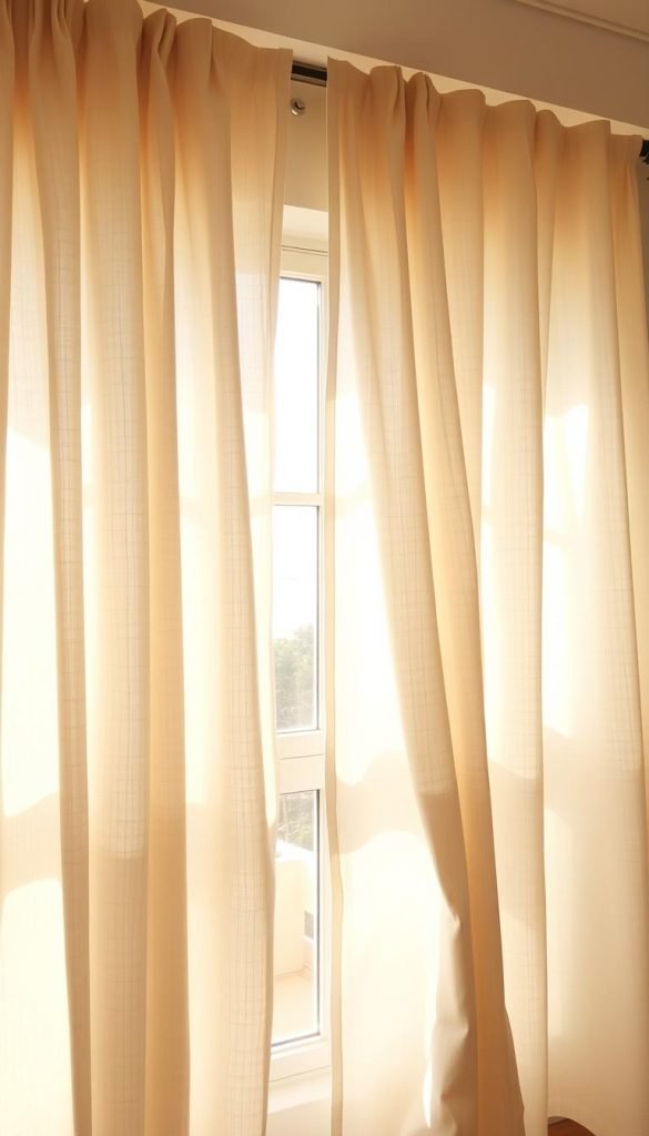 linen curtains
