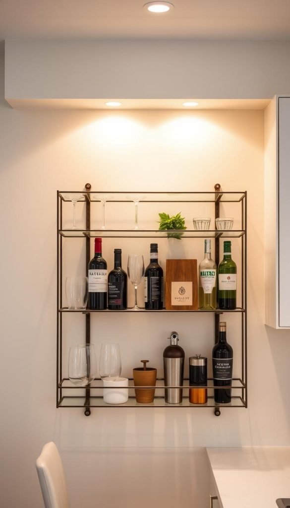 materials rack décor