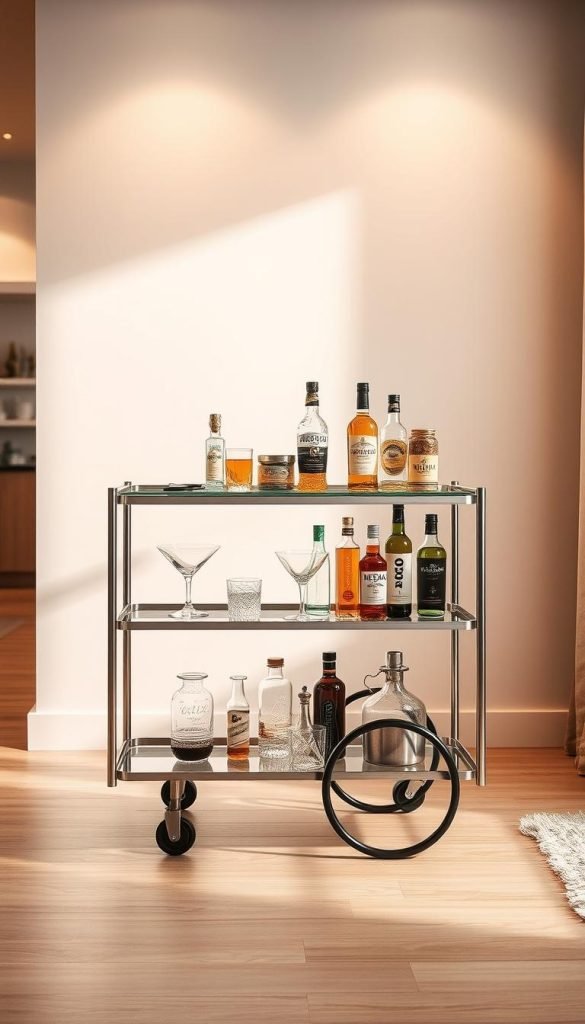 mobile bar cart