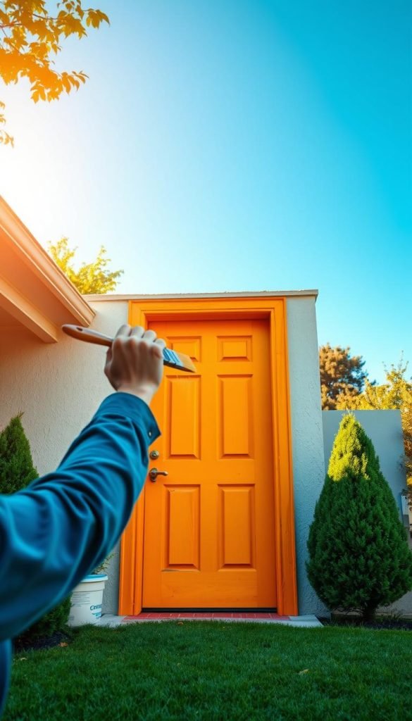 painting front door