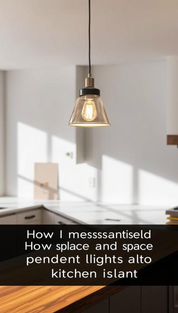 pendant over kitchen island