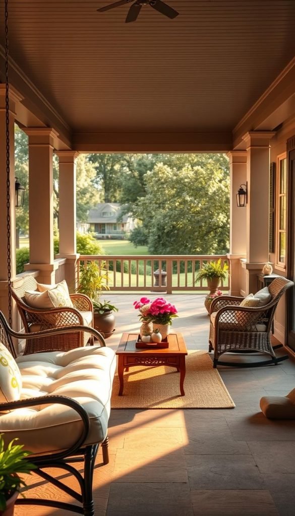 porch layout conversation