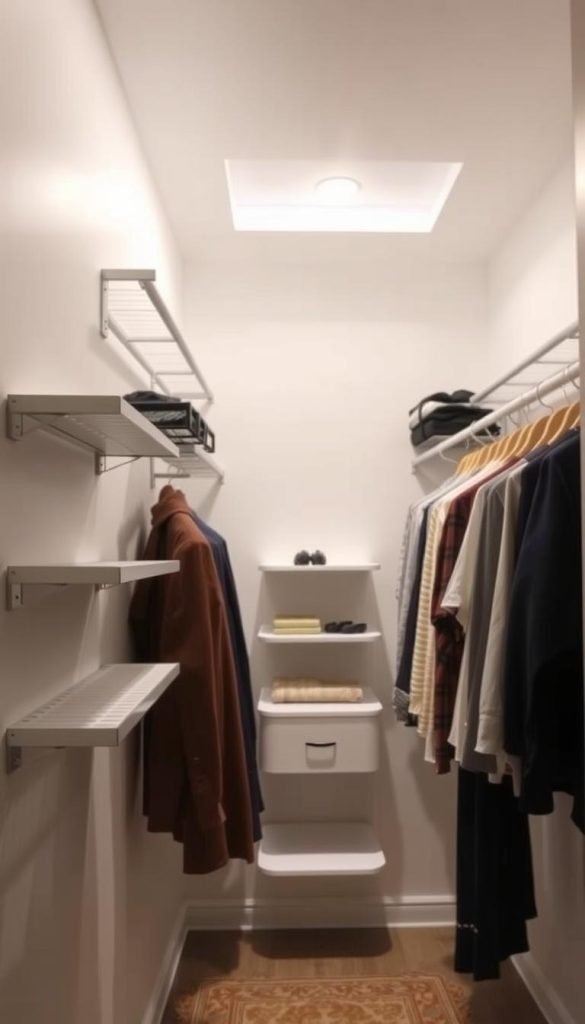 rail closet system