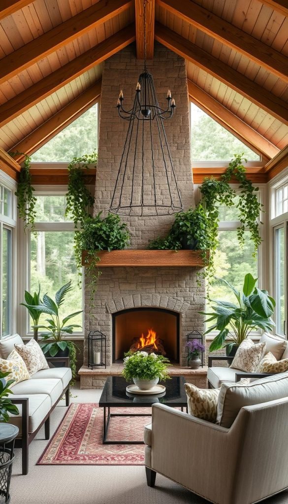 sunroom focal point