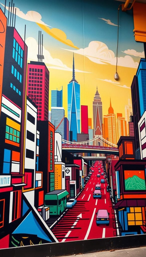 travel city mural