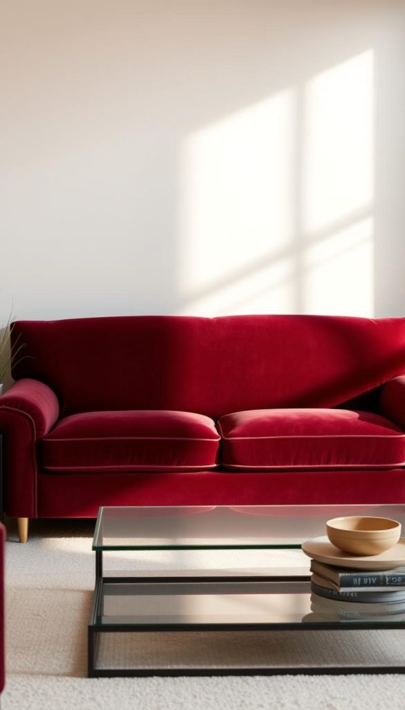 velvet sofa care