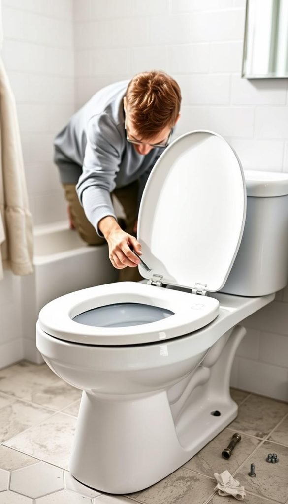 Bemis elongated toilet seat installation