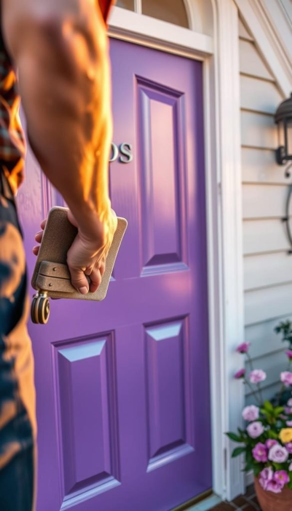 Front door maintenance and care