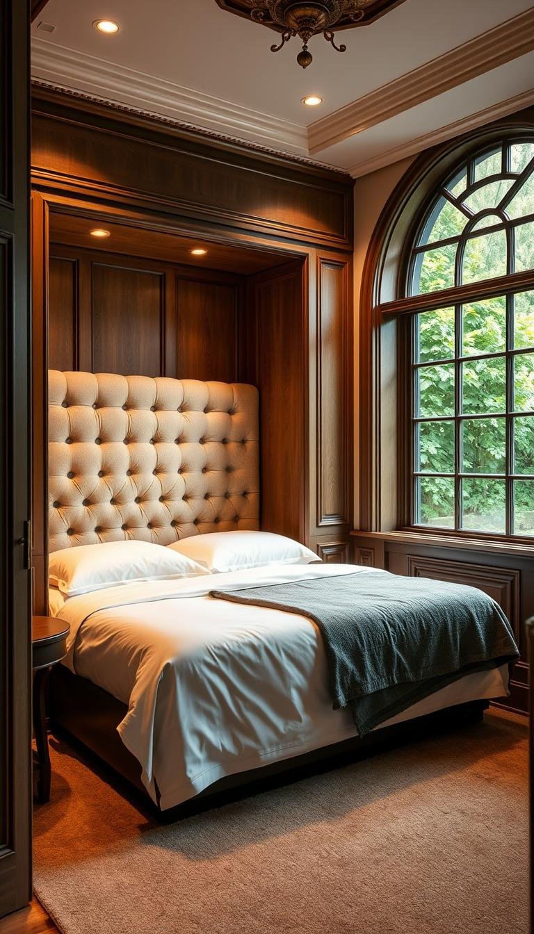 How can I add a Murphy bed to a 10×10 guest room?