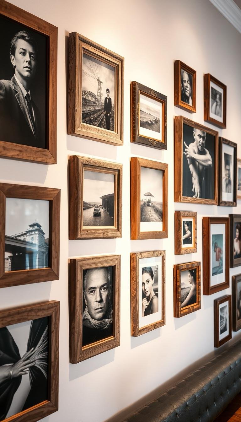 How do I stop my gallery wall frames from tilting?