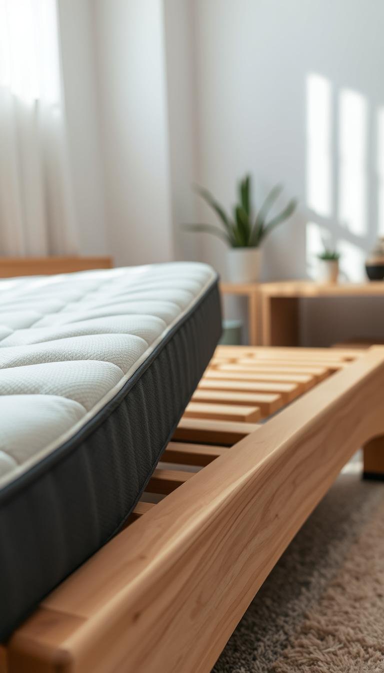 How do I stop my mattress from sliding on a platform bed frame?