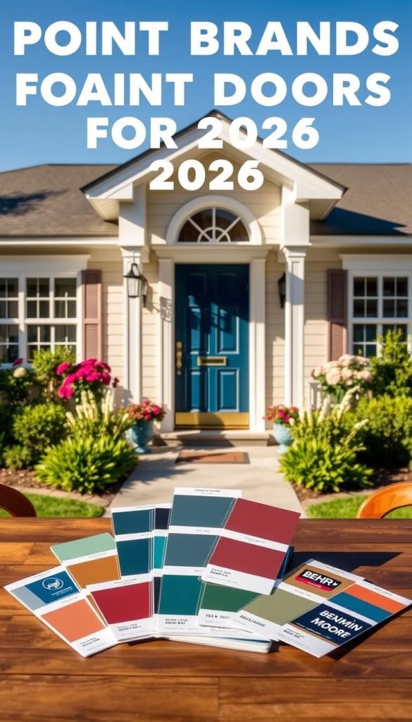 Popular paint brands for front doors