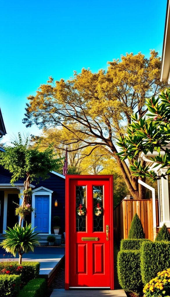 Real front door transformation examples