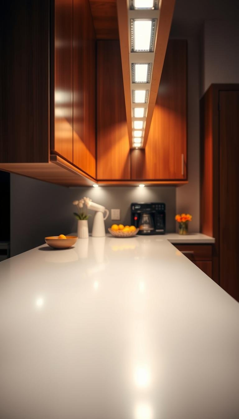 What are the best under-cabinet lights for late-night snacks?