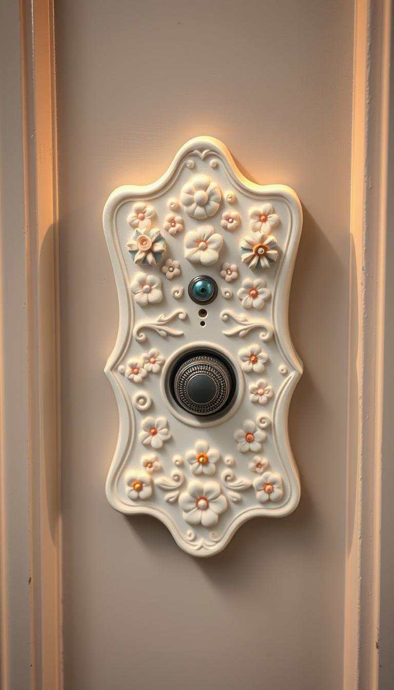 What are the cutest doorbell covers that hide ugly buttons?
