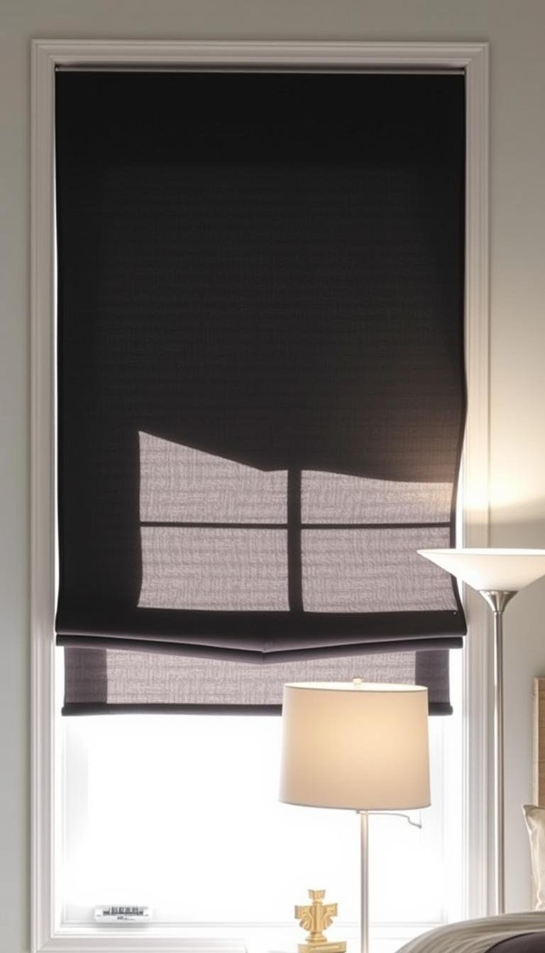 What are the top cordless Roman shades that block 100 % of street light?