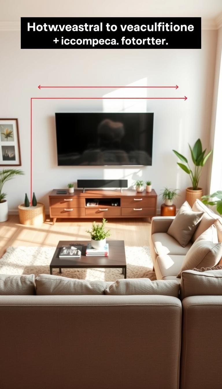 What’s the ideal distance between a sofa and a wall-mounted TV?
