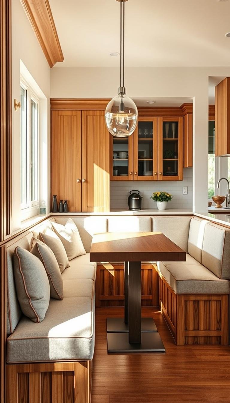 What’s the perfect depth for built-in banquette seating with storage?