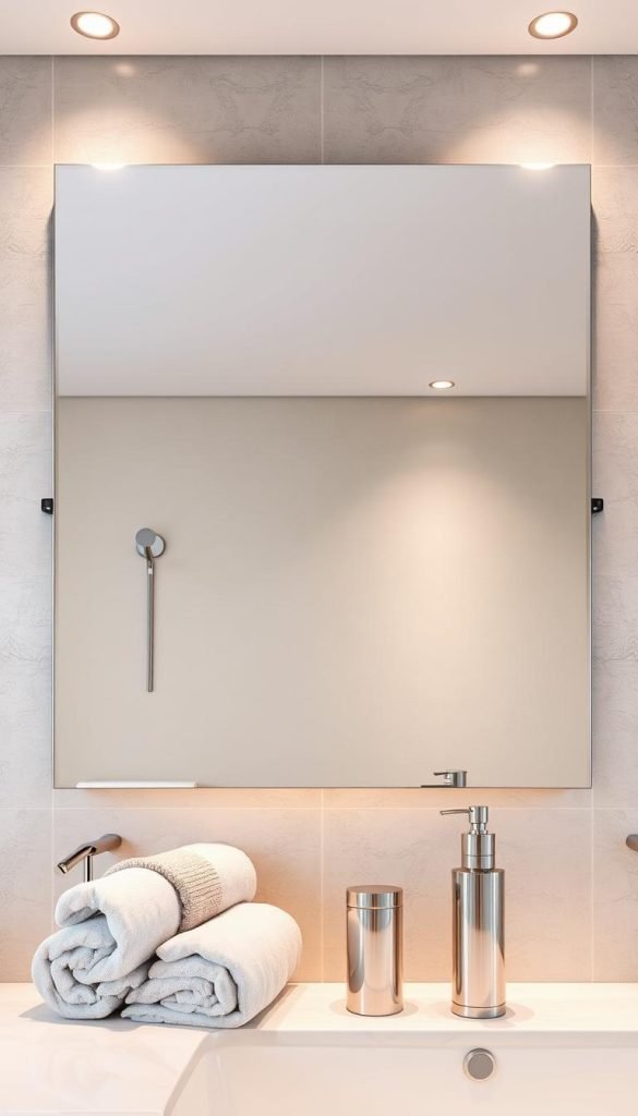 anti-fog bathroom mirrors