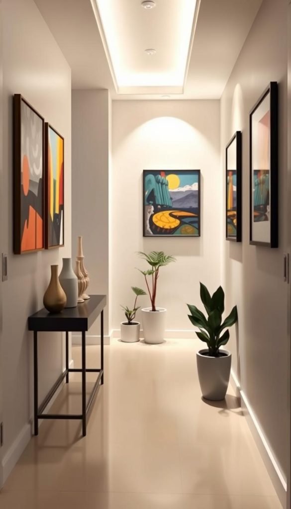 art placement hallway design art placement hallway design