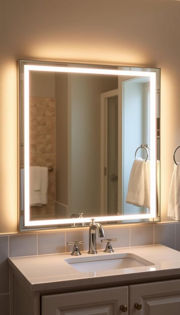 bathroom mirror style