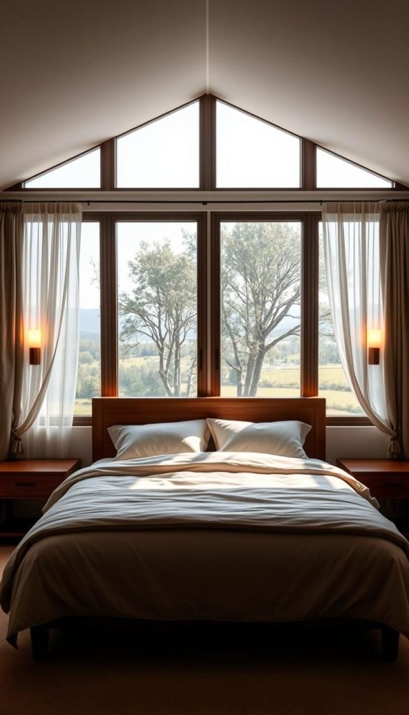 bed placement tricks window wall