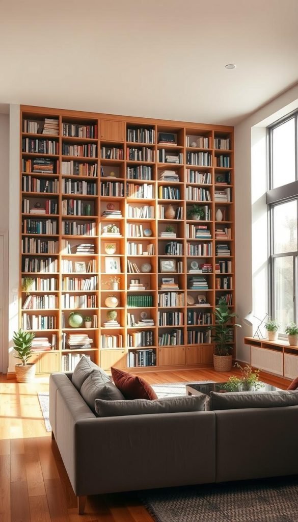 bookcases wall height