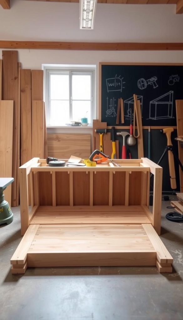 building storage bench frame building storage bench frame