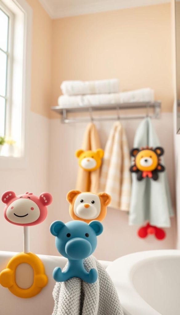 child friendly towel hook options
