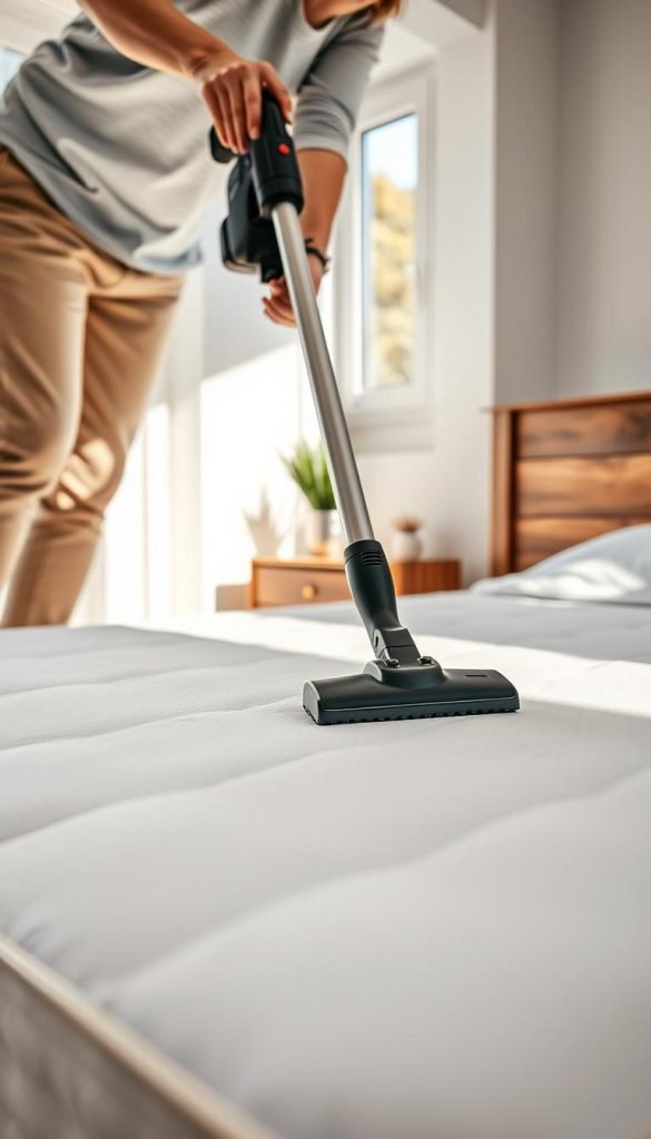 cleaning mattress and bed frame for better grip
