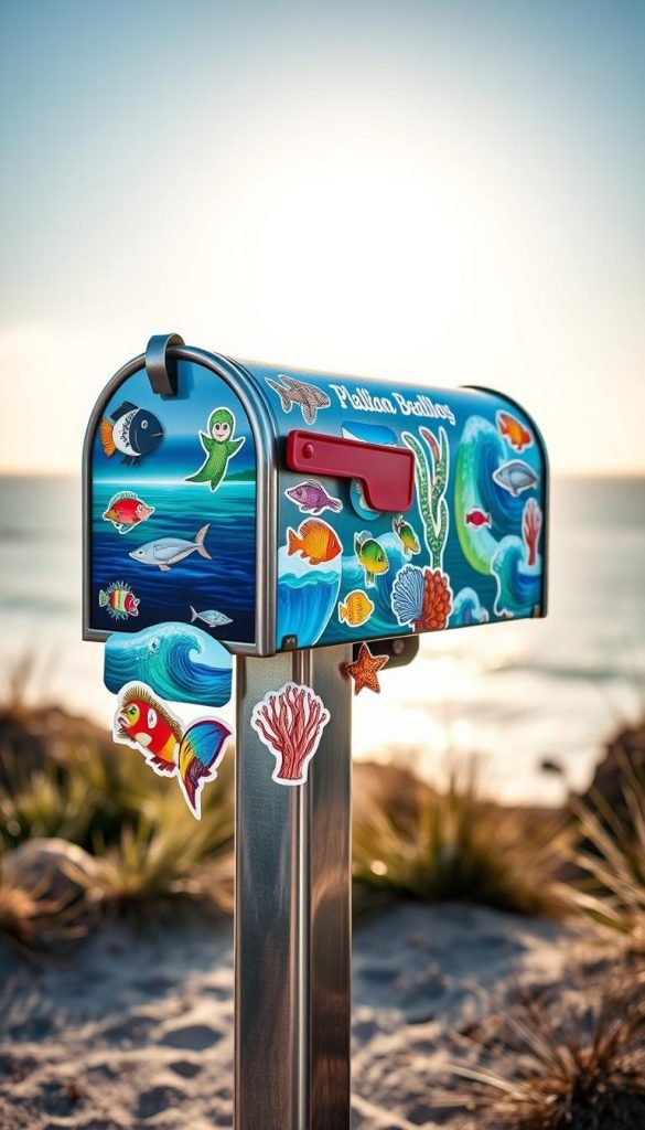 coastal mailbox stickers coastal mailbox stickers