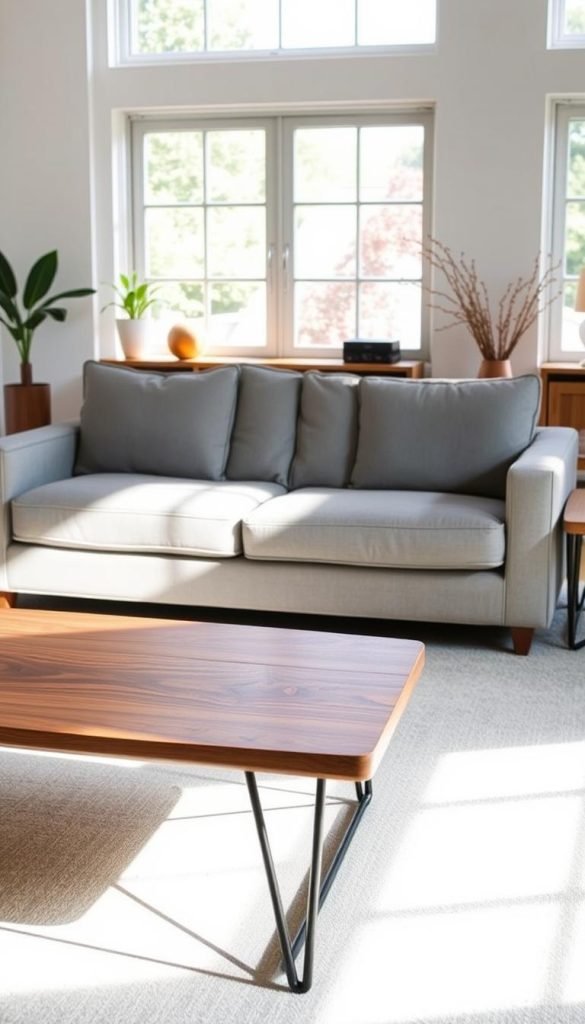 coffee table height for 19 inch sofa