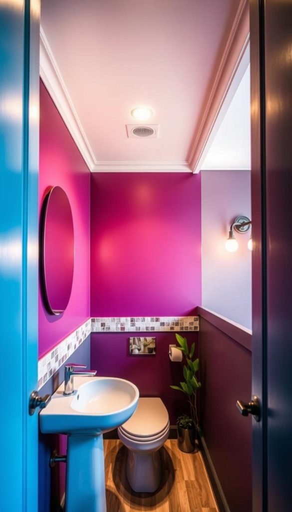 color drenching technique small bathroom color drenching technique small bathroom