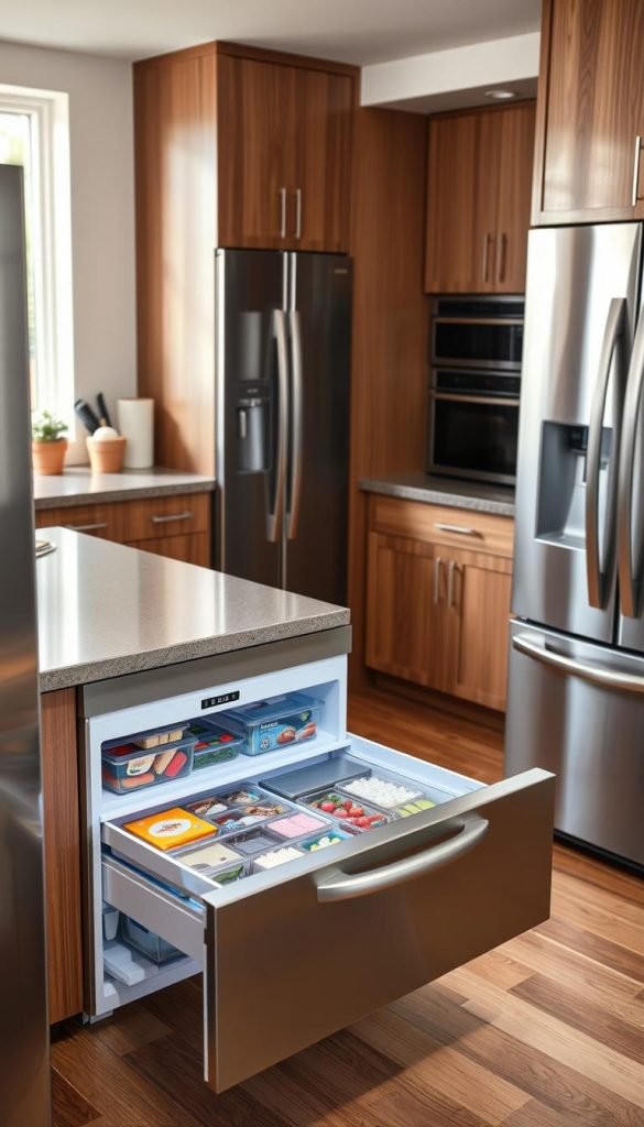 freezer configuration options