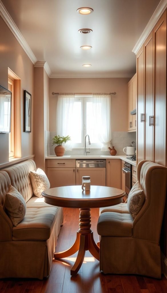 galley kitchen seating options
