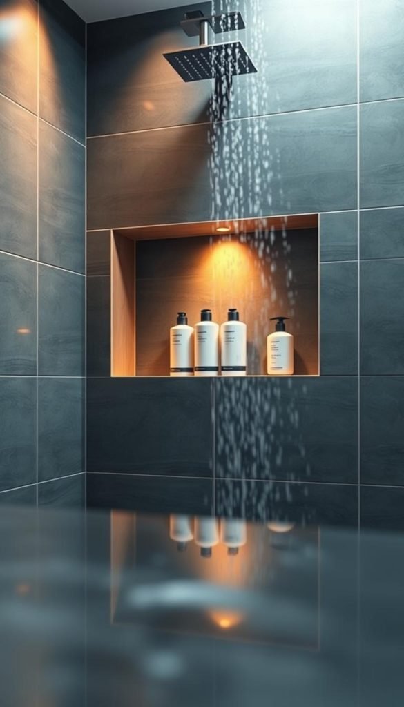 horizontal shower niche design horizontal shower niche design
