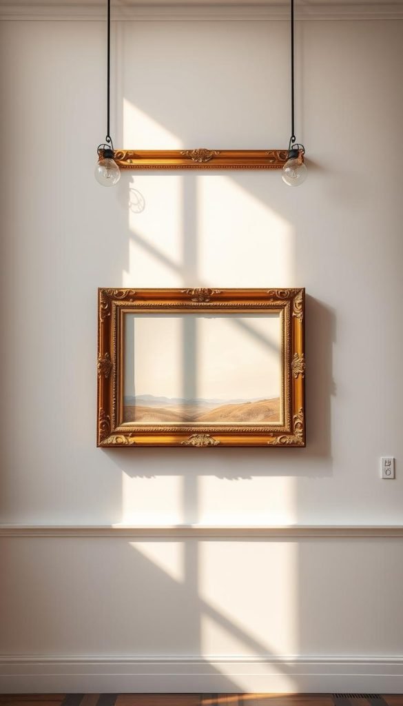 large picture hanging