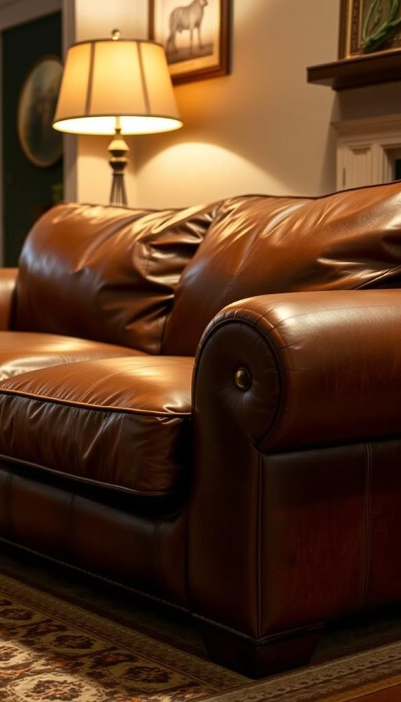leather couch